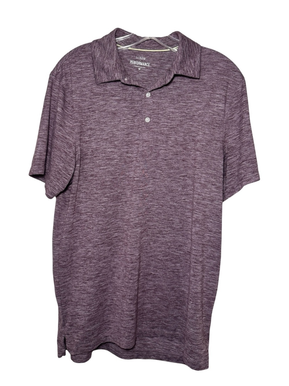 J.Crew Mens Performance Stretch Polo Shirt, Medium | Slim Fit Golf, Activewear